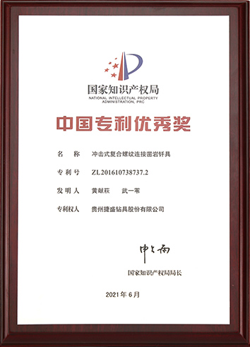 China Patent Excellence Award